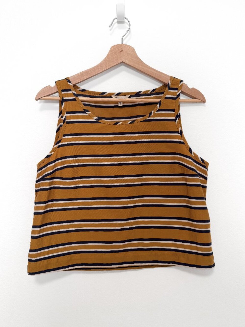 Bridge & Burn Meridian Striped Linen Tank Top Size Small